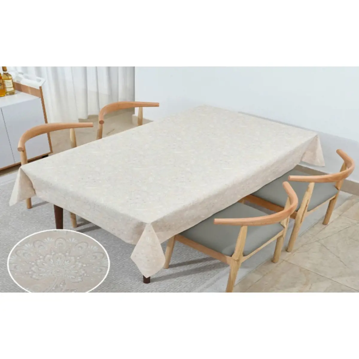 Бүтээлэг ширээний цэцэгтэй шаргал