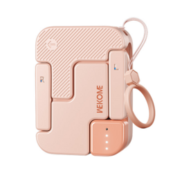 WEKOME Chromatic Bluetooth Headset WS-09 (Pink)