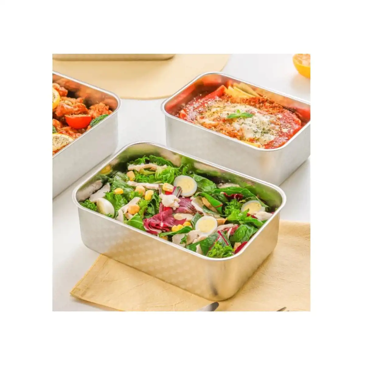 Хүнс хадгалах сав ган тэгш өнцөгт