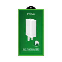 Infinix 45W Fast Charger 3A Port U450XKB+XDC13