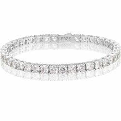 18K АЛТААР БҮРСЭН 925 МӨНГӨН VVS1 МОИССАНИТ ТЕННИС БУГУЙВЧ