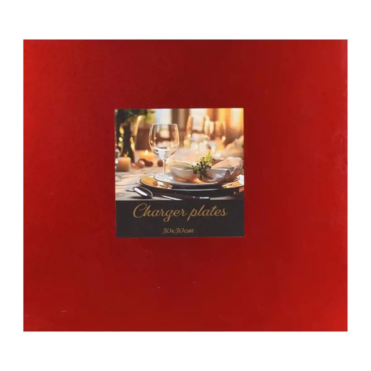 Аяга тавагны суурь улаан 30см