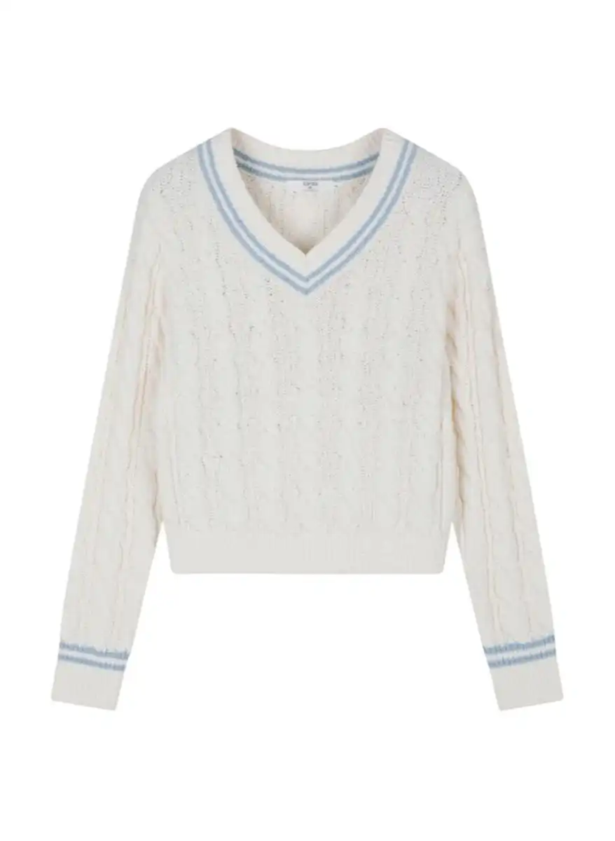 Цамц эмэгтэй сүлжмэл гурвалжин захтай