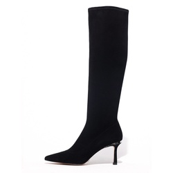 BASCONI WOMEN HEEL KNEE BOOTS