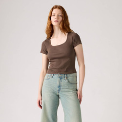 ESSENTIAL SQRD NECK TEE FA180896 GARMEN