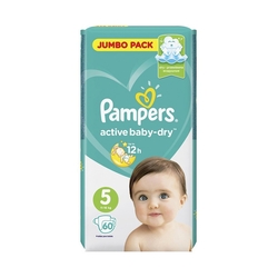 Pampers Active baby S5 60pc JP new